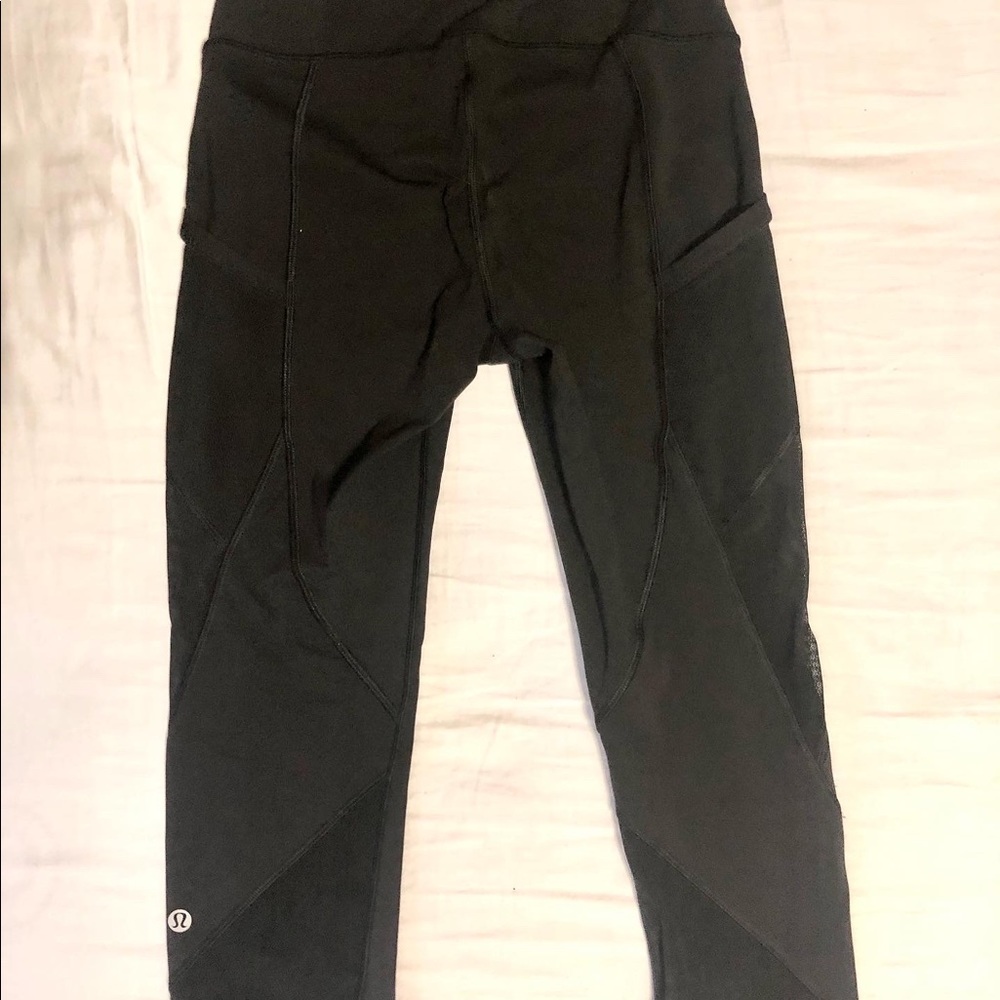 lululemon crop leggings w pocket